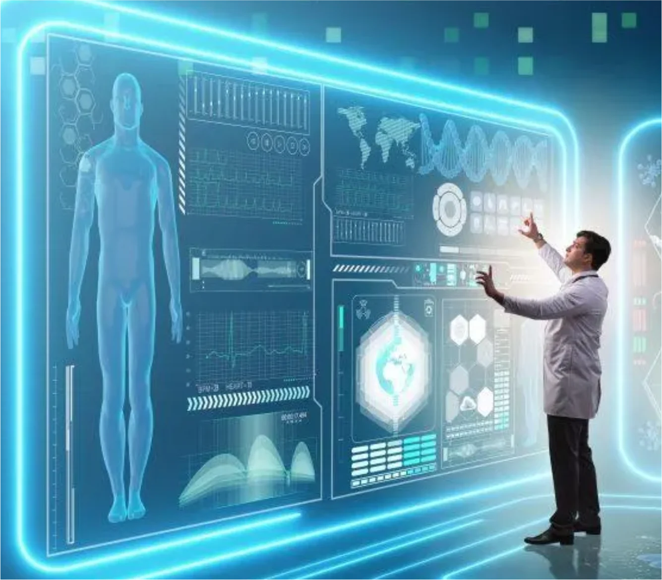 AI system that automates manual diagnostics and removes unpredictability from the healthcare